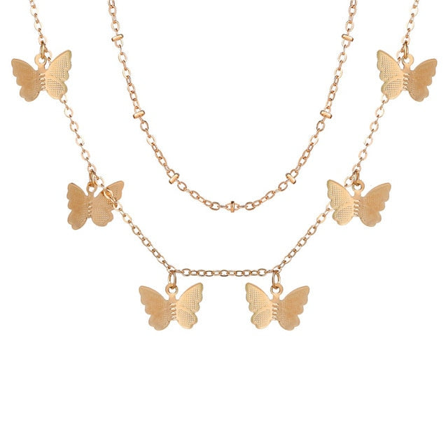 Gold Plated Necklaces Choker for Women, - MERGE.DAY.1.FREESTYLE