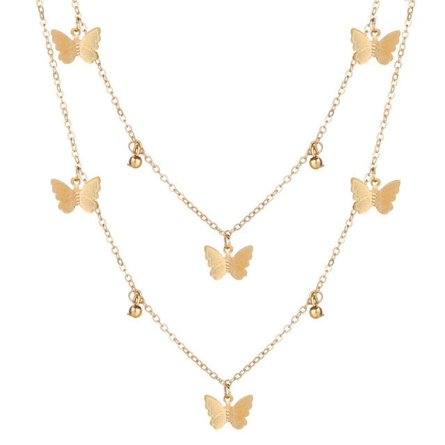 Gold Plated Necklaces Choker for Women, - MERGE.DAY.1.FREESTYLE