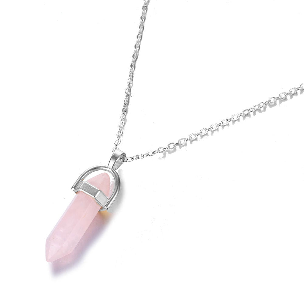 nowadaysfashion Crystals Necklace Bohemian Hexagon Opal Pendant Necklace - MERGE.DAY.1.FREESTYLE