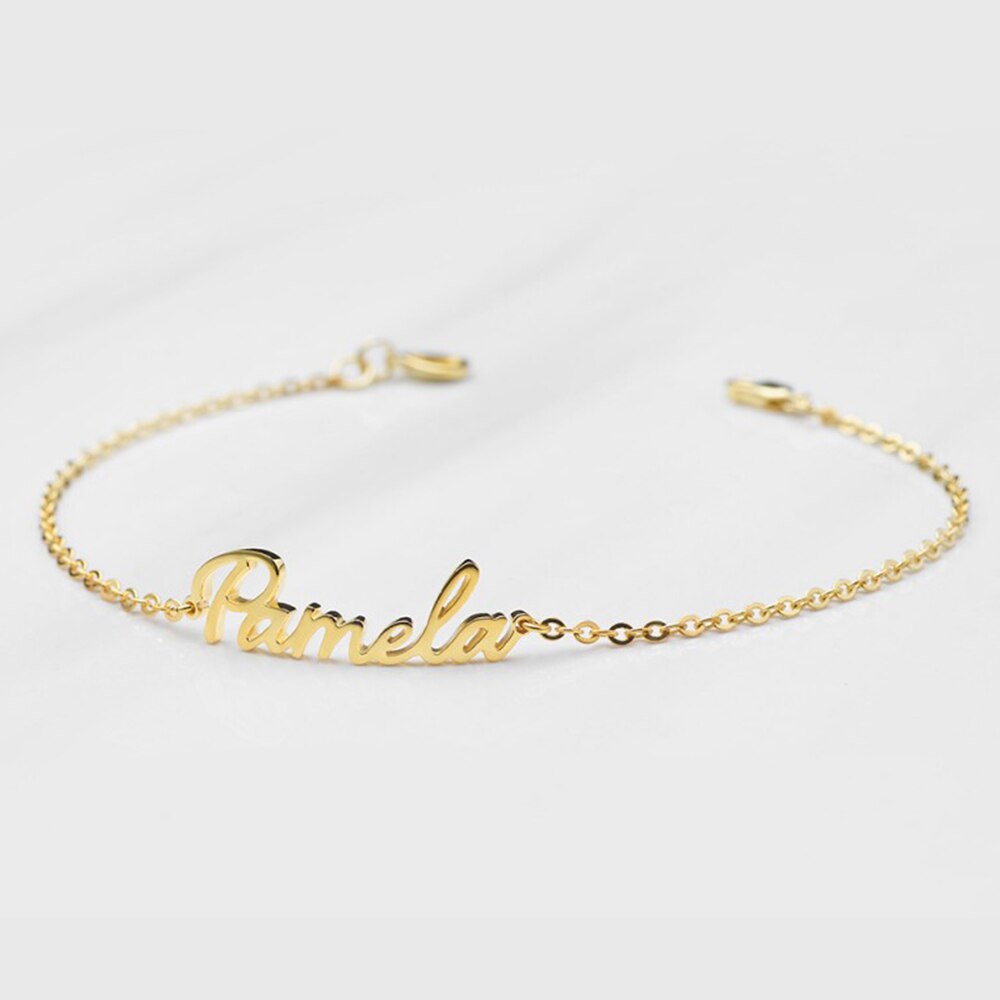 nowadaysfashion Customized Name Bracelet for women Gold Personalized Letter - MERGE.DAY.1.FREESTYLE