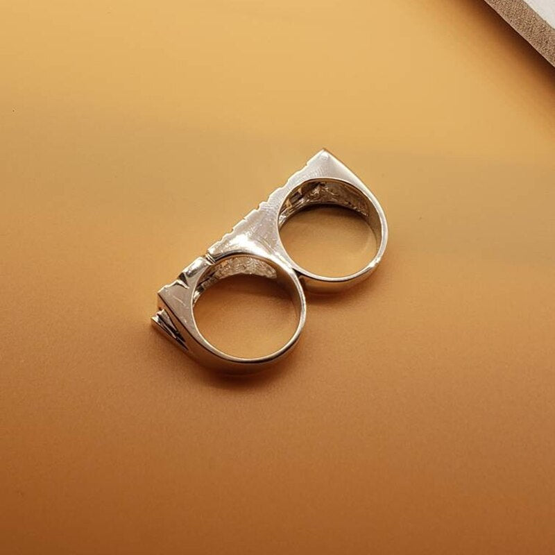 nowadaysfashion Custom Name Ring Gold Personality Hip Hop Ring Women Fashion Punk Letter Ring - MERGE.DAY.1.FREESTYLE