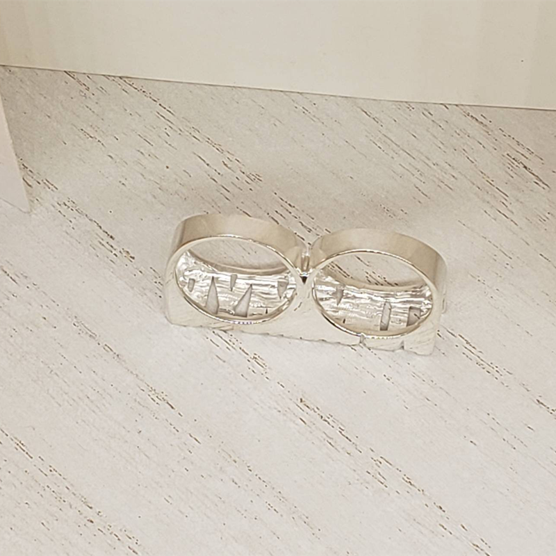 nowadaysfashion Custom Name Ring Gold Personality Hip Hop Ring Women Fashion Punk Letter Ring - MERGE.DAY.1.FREESTYLE