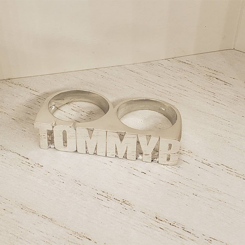nowadaysfashion Custom Name Ring Gold Personality Hip Hop Ring Women Fashion Punk Letter Ring - MERGE.DAY.1.FREESTYLE