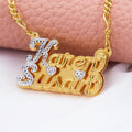 nowadaysfashion Custom Name Necklace Personalized Women Double Plated Gothic Nameplate Custom Gold Choker Necklace - MERGE.DAY.1.FREESTYLE