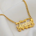nowadaysfashion Custom Name Necklace Women Double Plated Gothic Nameplate Personalized Customized - MERGE.DAY.1.FREESTYLE
