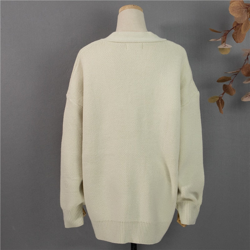 New 2021 Winter Spring Women's Sweaters V-Neck Buttons Cardigans - MERGE.DAY.1.FREESTYLE