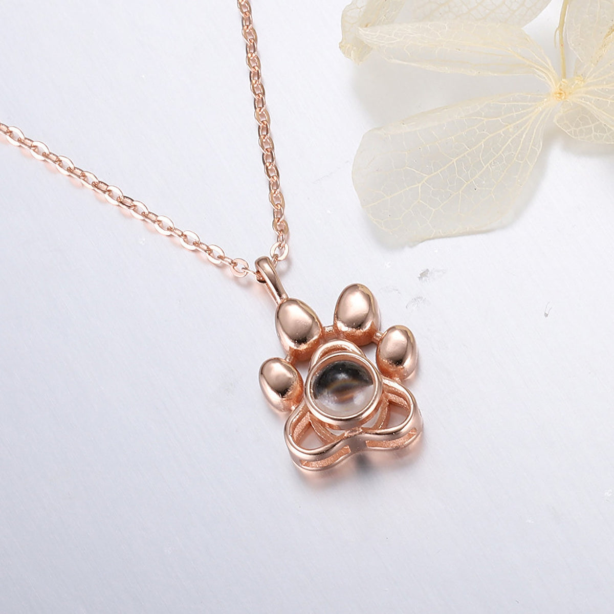 dog memorial necklace with picture Pendant Personalized Projection Necklace - MERGE.DAY.1.FREESTYLE