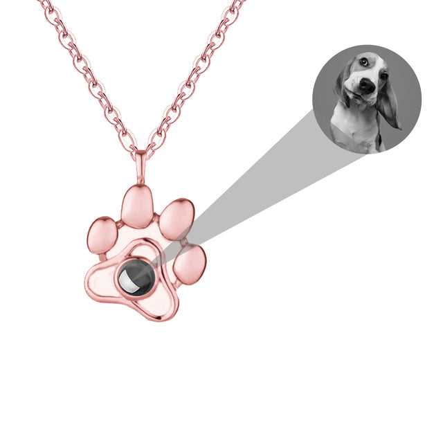 dog memorial necklace with picture Pendant Personalized Projection Necklace - MERGE.DAY.1.FREESTYLE
