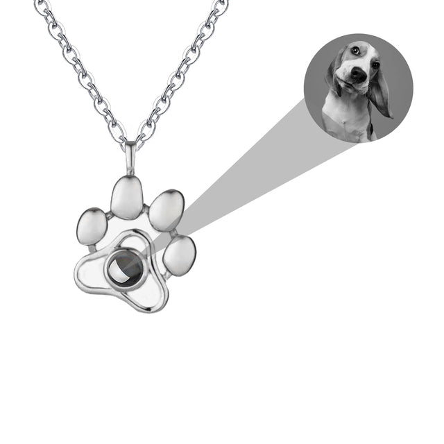 dog memorial necklace with picture Pendant Personalized Projection Necklace - MERGE.DAY.1.FREESTYLE