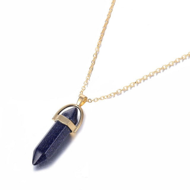 nowadaysfashion Crystals Necklace Bohemian Hexagon Opal Pendant Necklace - MERGE.DAY.1.FREESTYLE