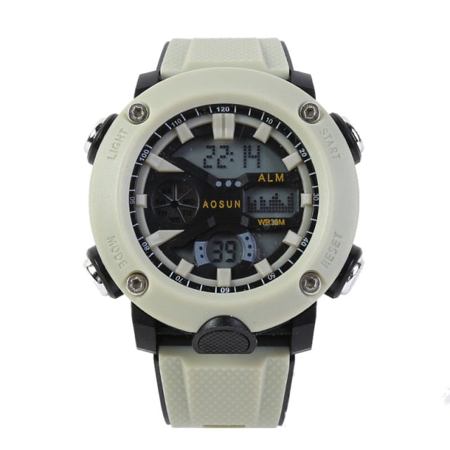 30M Waterproof Sports Men Watch Couple Fashion Popular Men's Multi-Functional LED Electronic Watchs - MERGE.DAY.1.FREESTYLE