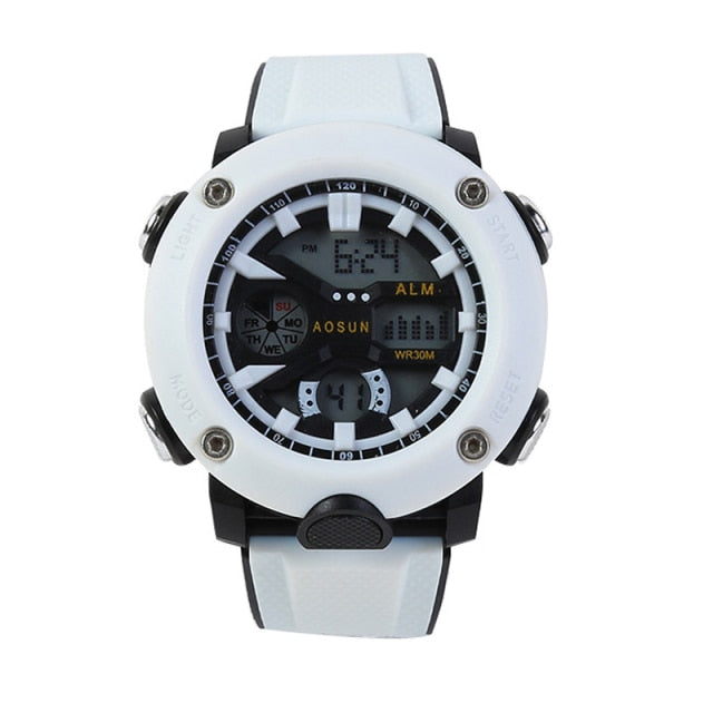 30M Waterproof Sports Men Watch Couple Fashion Popular Men's Multi-Functional LED Electronic Watchs - MERGE.DAY.1.FREESTYLE