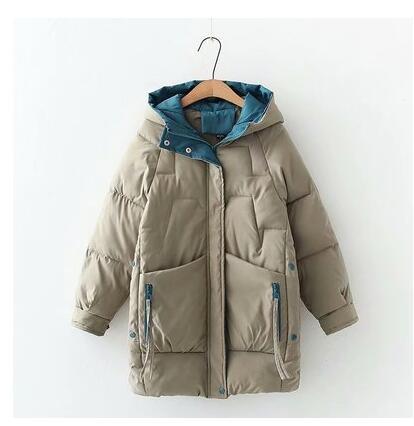 2021 Thick Hooded Down Coat Women Winter Jacket Cotton Long Warm Padded Parka - MERGE.DAY.1.FREESTYLE