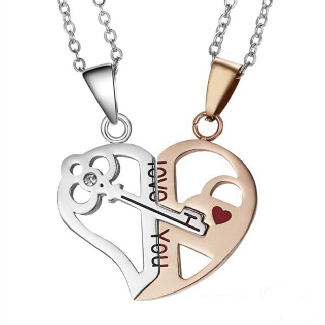 matching necklaces for couples necklaces Splice 2 PCS/Set Cat Moon Heart Pendant - MERGE.DAY.1.FREESTYLE