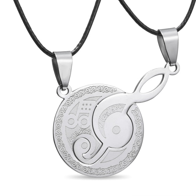 matching necklaces for couples necklaces Splice 2 PCS/Set Cat Moon Heart Pendant - MERGE.DAY.1.FREESTYLE