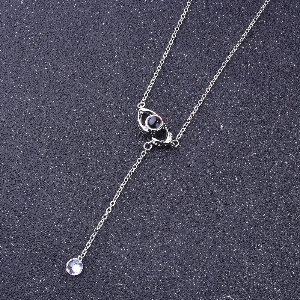 100 languages of love necklace Pendant to Express, Women Love Memory Projection Necklace - MERGE.DAY.1.FREESTYLE
