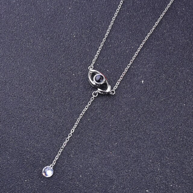 100 languages of love necklace Pendant to Express, Women Love Memory Projection Necklace - MERGE.DAY.1.FREESTYLE