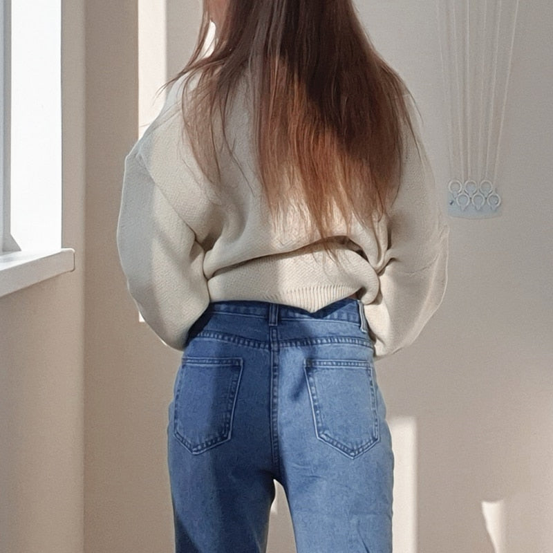 New 2021 Winter Spring Women's Sweaters V-Neck Buttons Cardigans - MERGE.DAY.1.FREESTYLE