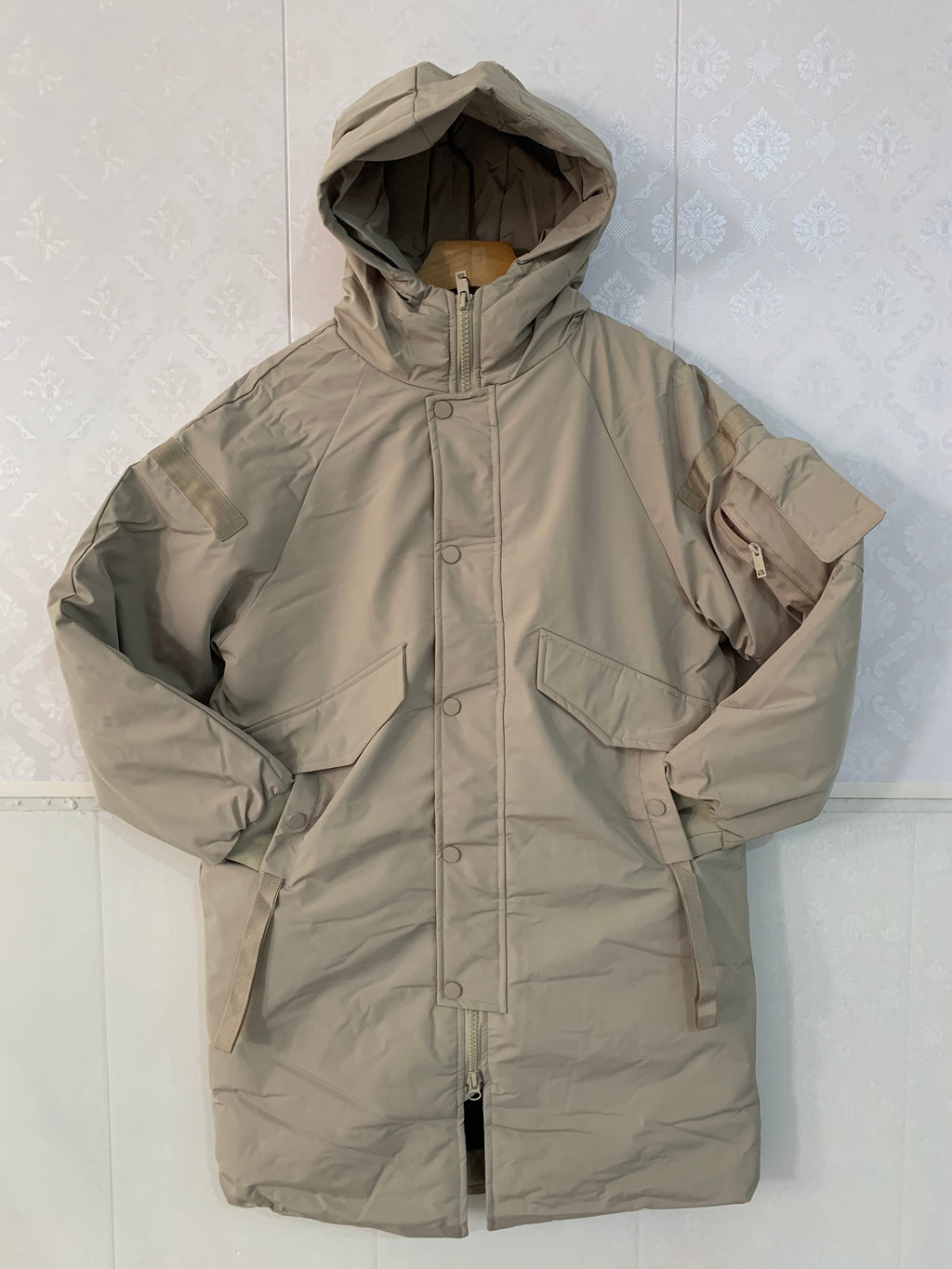 2021 Winter Thick Jacket Solid Ladies Long Coats with Zippers Hooded Single Breasted Parkas - MERGE.DAY.1.FREESTYLE