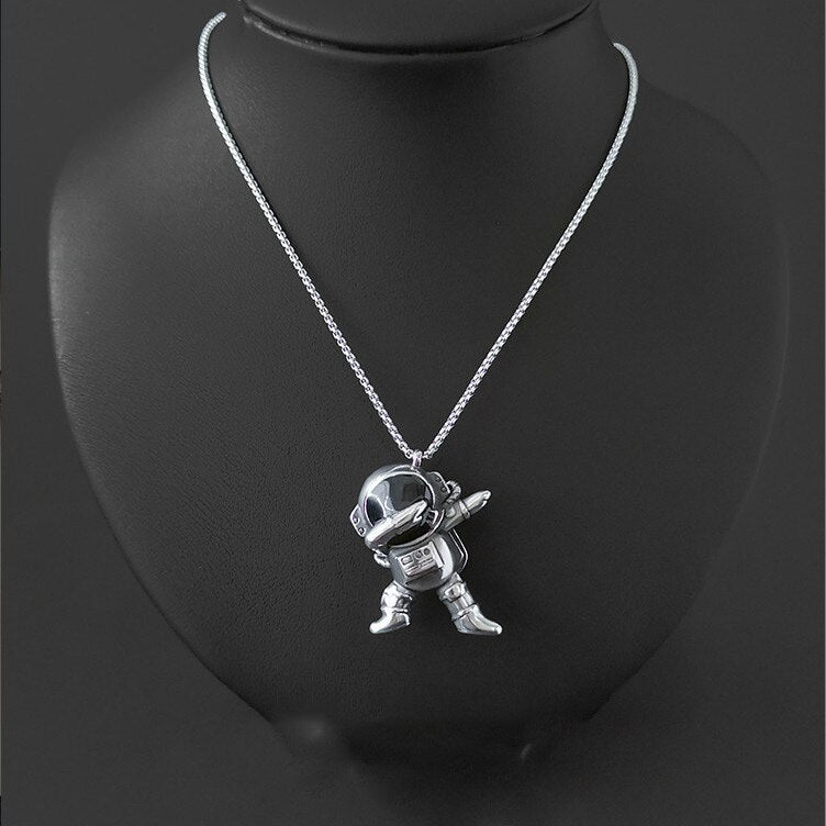 fashion hip hop astronaut necklace men and women jewelry - MERGE.DAY.1.FREESTYLE