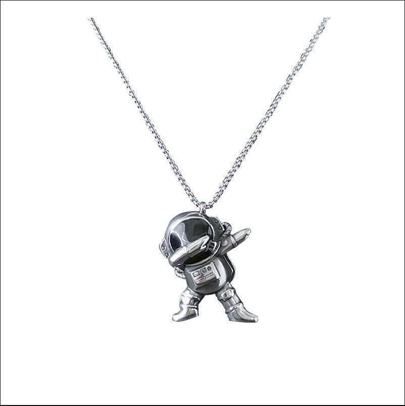 fashion hip hop astronaut necklace men and women jewelry - MERGE.DAY.1.FREESTYLE