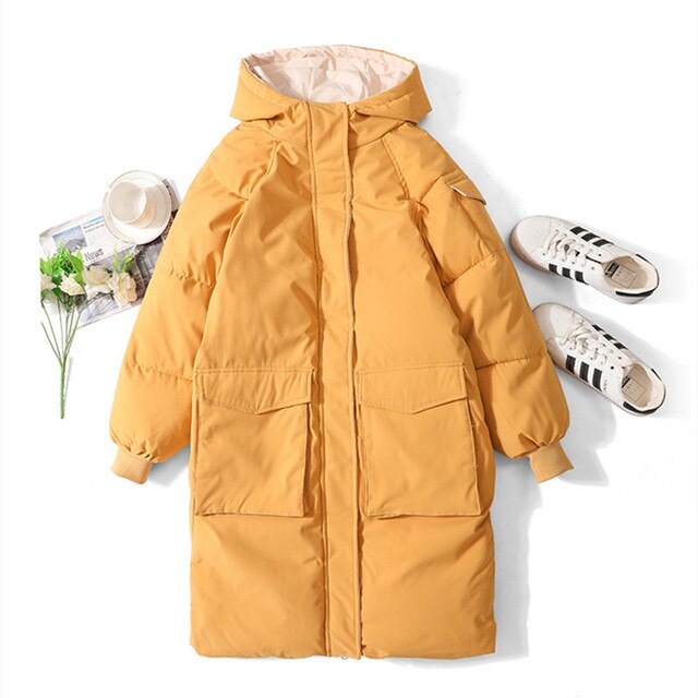 Woman Winter Parkas Long Warm 2021 Thick Coat Streetwear Clothes - MERGE.DAY.1.FREESTYLE