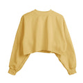 Thick Cotton Women Sweatshirt Hoodie Casual Loose Long Sleeve Streetwear Crop Pullover - MERGE.DAY.1.FREESTYLE