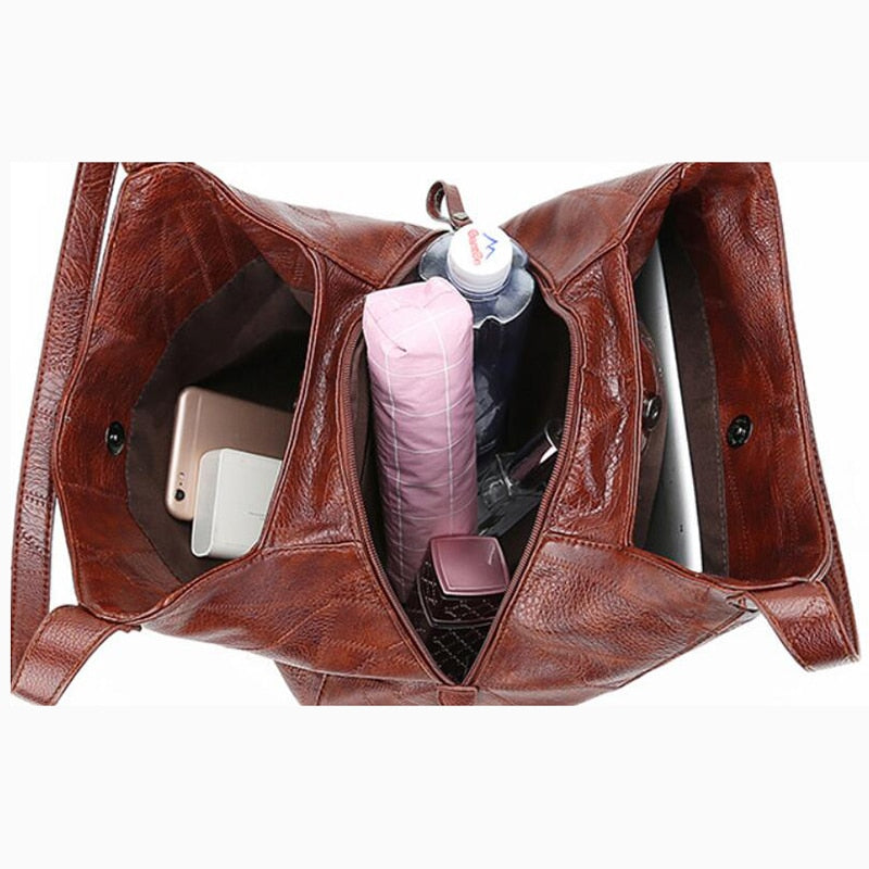 Vintage Women Hand Bag Women Shoulder Bags Female Top-handle Bags - MERGE.DAY.1.FREESTYLE