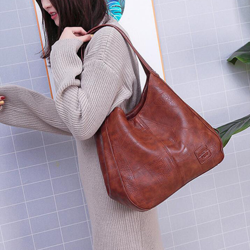 Vintage Women Hand Bag Women Shoulder Bags Female Top-handle Bags - MERGE.DAY.1.FREESTYLE