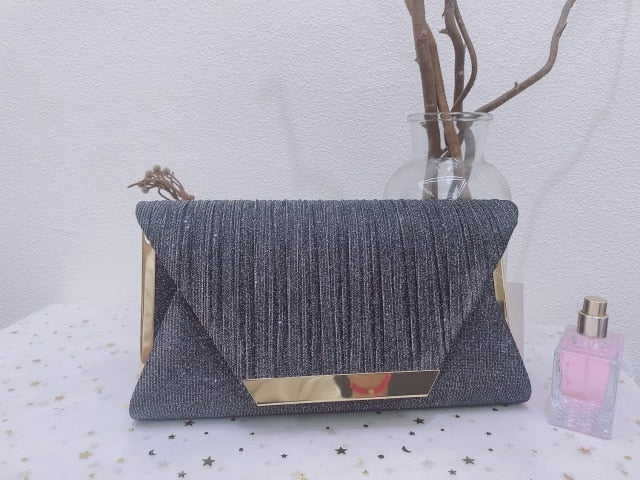2021 Lady Handbag Party Soft Single Chain Package Cover Type Clutches - MERGE.DAY.1.FREESTYLE