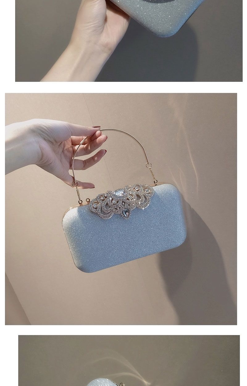 Rhinestone Evening Bags Wedding Diamonds Handbags Black Chic Bag With Handle - MERGE.DAY.1.FREESTYLE