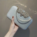Rhinestone Evening Bags Wedding Diamonds Handbags Black Chic Bag With Handle - MERGE.DAY.1.FREESTYLE