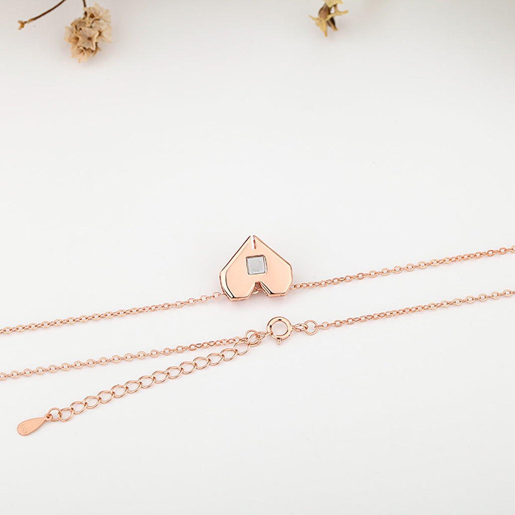 Personalized Heart Shaped Projection Necklace Custom Photo Pendan - MERGE.DAY.1.FREESTYLE