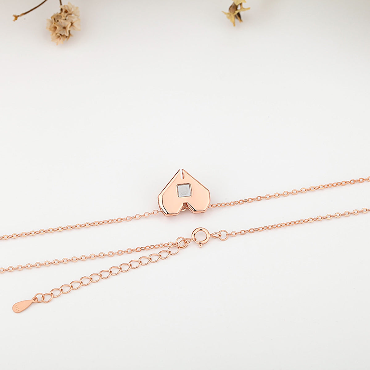 Personalized Heart Shaped Projection Necklace Custom Photo Pendan - MERGE.DAY.1.FREESTYLE