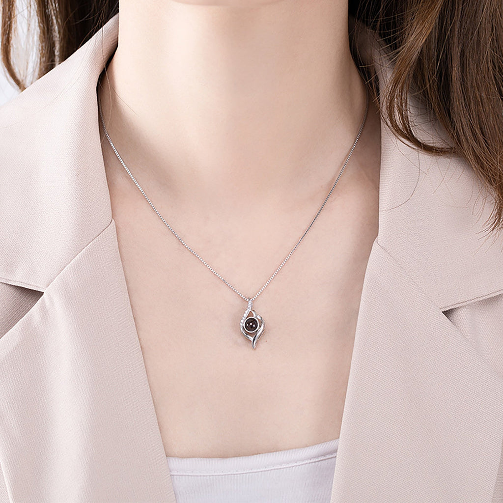 Personalized Photo Name Projection Custom Pendant For Women Girls Trendy Necklaces - MERGE.DAY.1.FREESTYLE