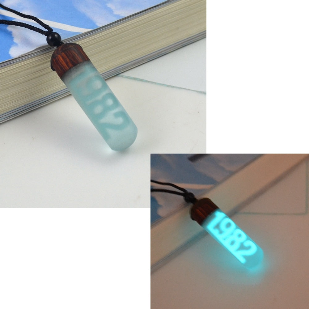 1980-2022 birthday necklaces, light absorbing and shining digital years, birthday jewelry gifts - MERGE.DAY.1.FREESTYLE
