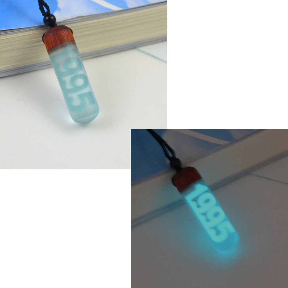 1980-2022 birthday necklaces, light absorbing and shining digital years, birthday jewelry gifts - MERGE.DAY.1.FREESTYLE