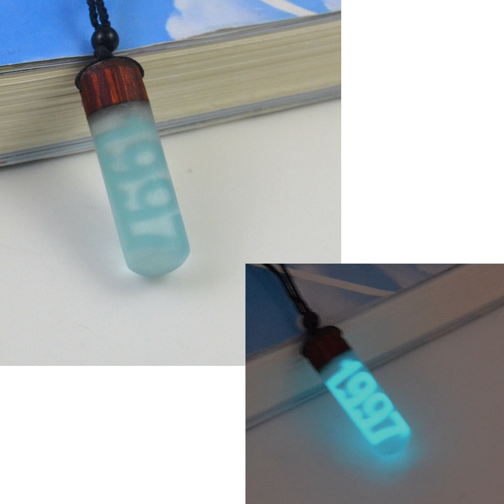 1980-2022 birthday necklaces, light absorbing and shining digital years, birthday jewelry gifts - MERGE.DAY.1.FREESTYLE