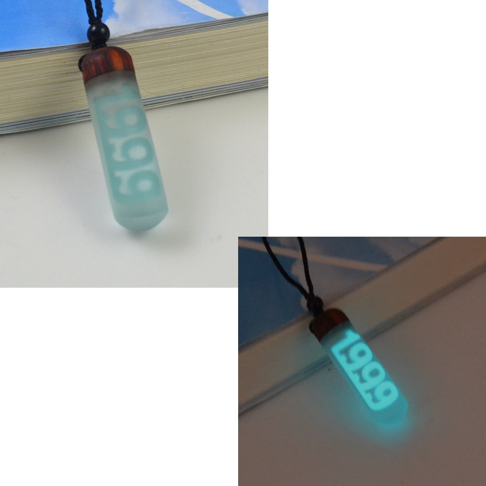 1980-2022 birthday necklaces, light absorbing and shining digital years, birthday jewelry gifts - MERGE.DAY.1.FREESTYLE