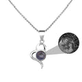 Custom Irregular Heart Pendant Personalized Photo Name Creative Gift Projection Necklace - MERGE.DAY.1.FREESTYLE