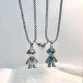 2pc/set Magnet Attracts Couple Necklace Spaceman Charm Jewelry Lover Distance Gift - MERGE.DAY.1.FREESTYLE