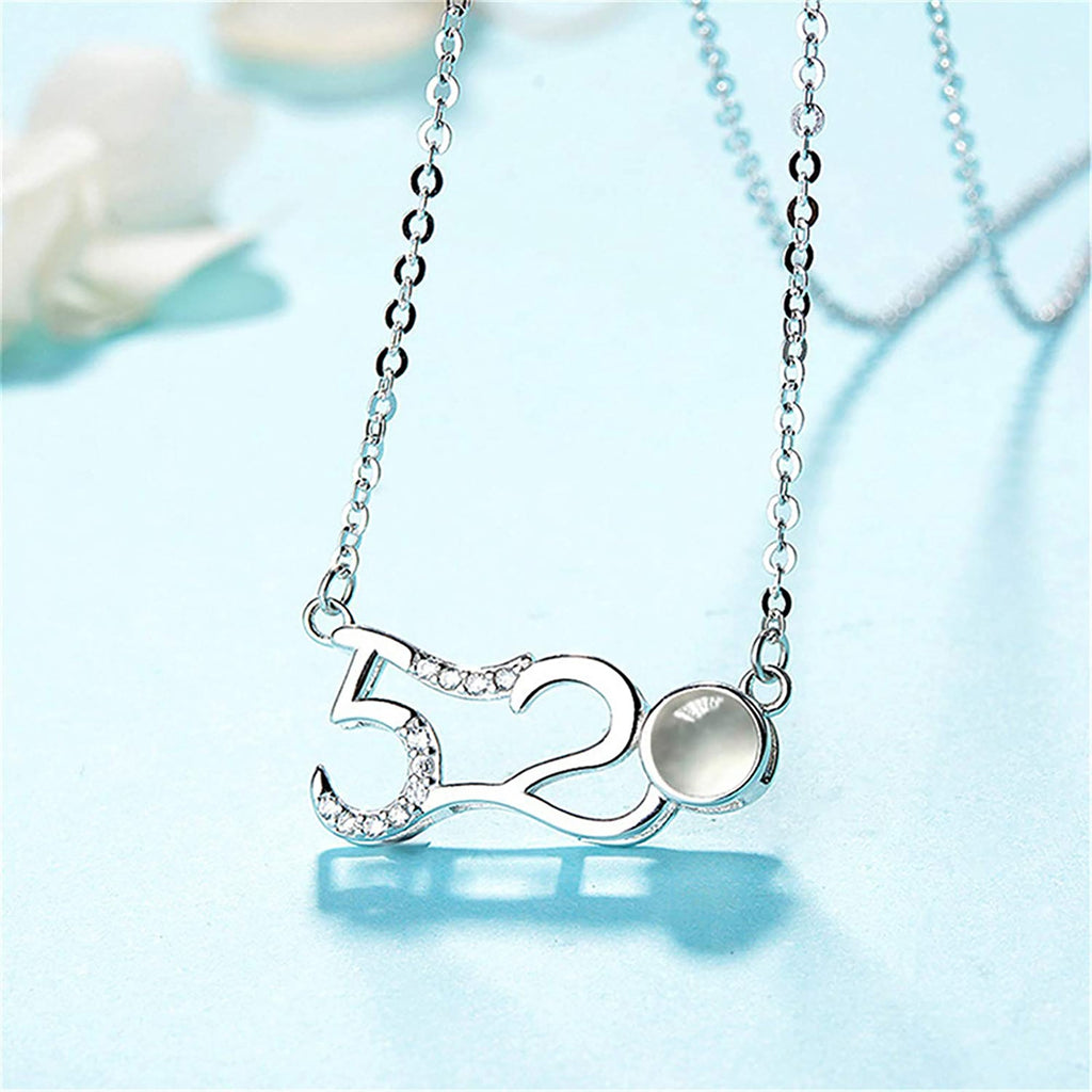 Custom Photo Projection Pendant Personalized Charm 520 Shape Crystal Necklace - MERGE.DAY.1.FREESTYLE