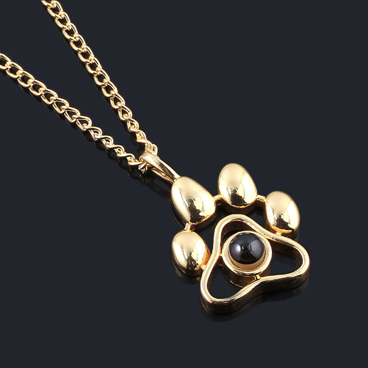 dog memorial necklace with picture Pendant Personalized Projection Necklace - MERGE.DAY.1.FREESTYLE