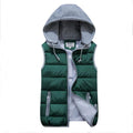 Women Plus Size Removable Hooded Thick Waistcoats Female Winter Warm Outerwear Vest - MERGE.DAY.1.FREESTYLE