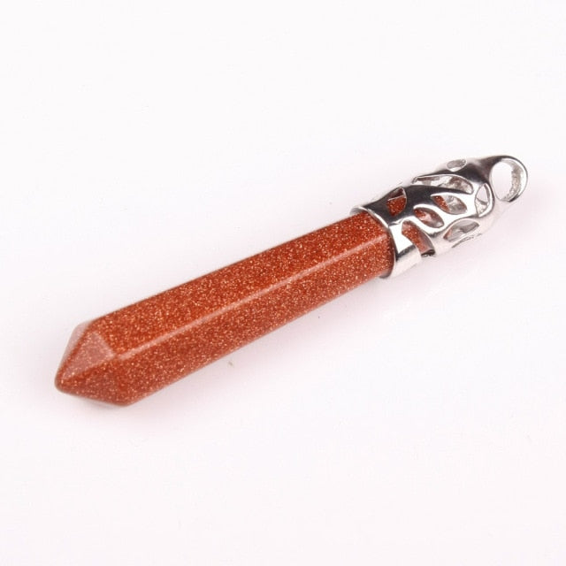 1Pc carnelian Quartz Opal Opalite Carnelian Gem Stone Healing Chakra Pendulum Pendant - MERGE.DAY.1.FREESTYLE