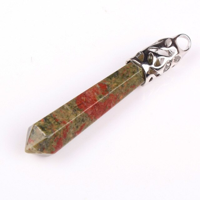 1Pc carnelian Quartz Opal Opalite Carnelian Gem Stone Healing Chakra Pendulum Pendant - MERGE.DAY.1.FREESTYLE