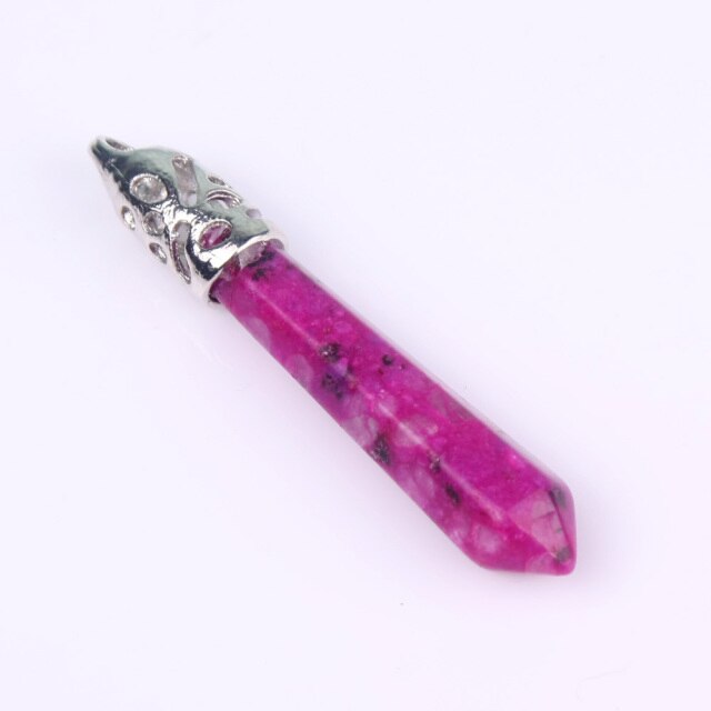 1Pc carnelian Quartz Opal Opalite Carnelian Gem Stone Healing Chakra Pendulum Pendant - MERGE.DAY.1.FREESTYLE