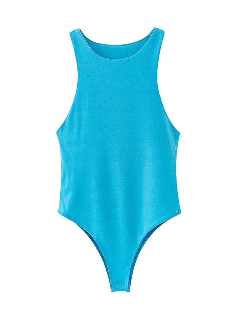 summer solid sexy bodycon women bodysuits - MERGE.DAY.1.FREESTYLE