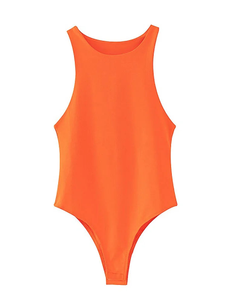 summer solid sexy bodycon women bodysuits - MERGE.DAY.1.FREESTYLE